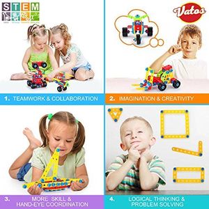 VATOS Zabawki VATOS budują klocki zabawki edukacyjne klocki klocki składające się z 552 elementów - STEM edukacyjne konstrukcje klocki kreatywne zabawki dla dzieci chłopców i dziewcząt w wieku od 6 lat 3