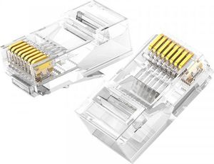 Ugreen Ugreen 10x wtyk wtyczka złączka końcówka RJ45 8P8C Cat 6 przezroczysty (50961) 41