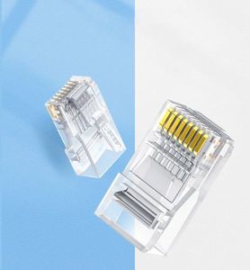 Ugreen Ugreen 10x wtyk wtyczka złączka końcówka RJ45 8P8C Cat 6 przezroczysty (50961) 50