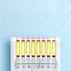 Ugreen Ugreen 10x wtyk wtyczka złączka końcówka RJ45 8P8C Cat 6 przezroczysty (50961) 59