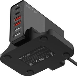 Ładowarka Blitzwolf BW-S16 4x USB-A 2x USB-C 3 A (110274) 4