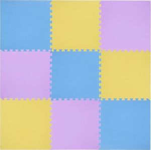 One Fitness Mata ochronna MP10 180 cm x 180 cm x 1 cm wielokolorowa 11