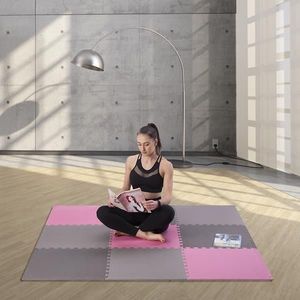 One Fitness Mata ochronna MP10 180 cm x 180 cm x 1 cm wielokolorowa 8