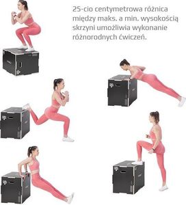HMS DSC02 SKRZYNIA PLYOMETRYCZNA WZMOCNIONA 750x600x500MM HMS 4