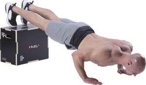 HMS  Skrzynia plyometryczna czarna 50x40x30cm 11