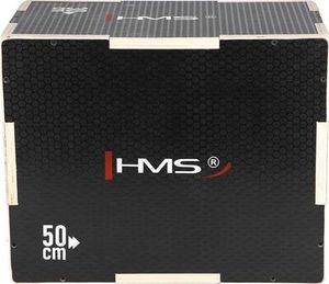 HMS  Skrzynia plyometryczna czarna 50x40x30cm 3