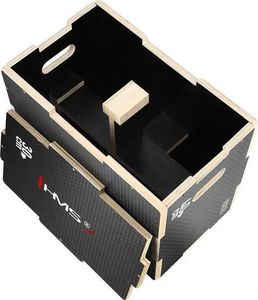 HMS  Skrzynia plyometryczna czarna 50x40x30cm 6