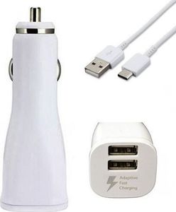 Ładowarka Samsung Ładowarka sam. Samsung EP-LN920WB bulk 2xUSB + USB-C biały/white Fast Charging 1