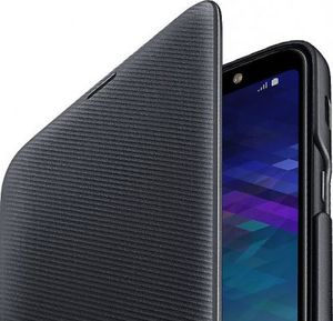 Samsung Samsung Wallet Cover etui kabura bookcase z kieszonką na kartę Samsung Galaxy A6 Plus (2018) A605 czarny (EF-WA605CBEGWW) 7