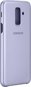 Samsung Samsung Wallet Cover etui kabura bookcase z kieszonką na kartę Samsung Galaxy A6 Plus (2018) A605 fioletowy (EF-WA605CVEGWW) 6