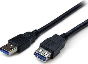 Kabel USB Hertz USB-A - USB-A 1.8 m Czarny (667-uniw) 1