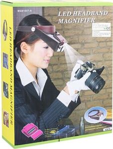 Apte AG578 LUPA 1,5x 3x 8,5x 10x LED NAGŁOWNA PROFESJ. uniwersalny 2