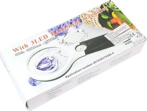 Apte AG583 LUPA POWIĘKSZAJĄCA DO CZYTANIA DO 45x LED uniwersalny 2