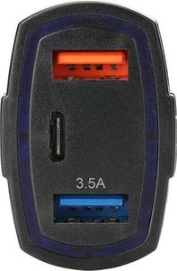 Ładowarka CGAuto 2x USB-A 1x USB-C 3.5 A  (4242-uniw) 5