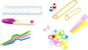 Szydełka aluminiowe 50 sztuk + Etui 3