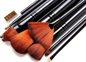 TopShine AG92L PĘDZLE DO MAKIJAŻU ZESTAW 12EL W ETUI CZARNE uniwersalny 4