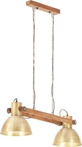 Lampa wisząca vidaXL Industrialna lampa wisząca, 25 W, mosiężna, 109 cm, E27 3