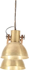 Lampa wisząca vidaXL Industrialna lampa wisząca, 25 W, mosiężna, 109 cm, E27 7