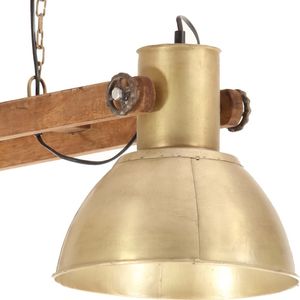 Lampa wisząca vidaXL Industrialna lampa wisząca, 25 W, mosiężna, 109 cm, E27 8