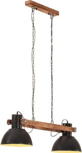 Lampa wisząca vidaXL Industrialna lampa wisząca, 25 W, czarna, 109 cm, E27 1