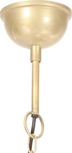 Lampa wisząca vidaXL Industrialna lampa wisząca, 25 W, mosiężna, okrągła, 40 cm, E27 8
