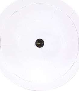 Lampa wisząca vidaXL Industrialna lampa wisząca, 25 W, biała, okrągła, 41 cm, E27 7