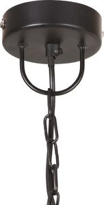 Lampa wisząca vidaXL Industrialna lampa wisząca, 25 W, kolorowa, okrągła, 31 cm, E27 4