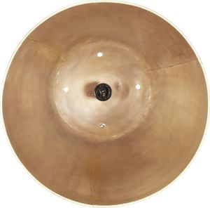 Lampa wisząca vidaXL Industrialna lampa wisząca, 25 W, mosiężna, okrągła, 42 cm, E27 5