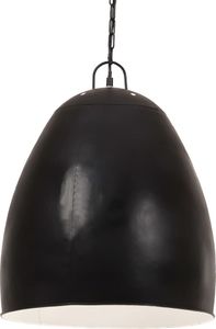 Lampa wisząca vidaXL Industrialna lampa wisząca, 25 W, czarna, okrągła, 42 cm, E27 1