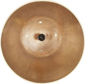 Lampa wisząca vidaXL Industrialna lampa wisząca, 25 W, mosiężna, okrągła, 32 cm, E27 5