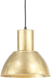 Lampa wisząca vidaXL Lampa wisząca, 25 W, kolor mosiądzu, okrągła, 28,5 cm, E27 2