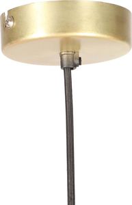 Lampa wisząca vidaXL Lampa wisząca, 25 W, kolor mosiądzu, okrągła, 28,5 cm, E27 5