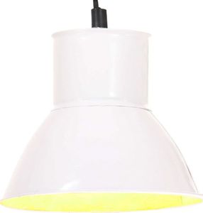 Lampa wisząca vidaXL Lampa wisząca, 25 W, biała, okrągła, 17 cm, E27 1