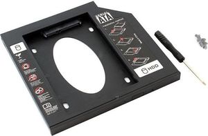 Kieszeń Aptel CD/DVD 9.5mm na dodatkowy dysk 2.5" SATA III (AK184C) 2