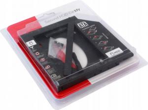Kieszeń Aptel CD/DVD 9.5mm na dodatkowy dysk 2.5" SATA III (AK184C) 3