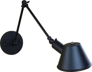 Kinkiet Apte ZD78 LAMPA ŚCIENNA KINKIET LOFT CZARNA MAT E27 60W uniwersalny 3