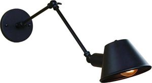 Kinkiet Apte ZD78 LAMPA ŚCIENNA KINKIET LOFT CZARNA MAT E27 60W uniwersalny 5