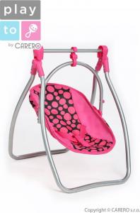 PlayTo Krzesełko i huśtawka dla lalek 2w1 Izabela (16831) 2