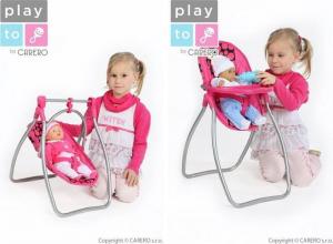 PlayTo Krzesełko i huśtawka dla lalek 2w1 Izabela (16831) 3