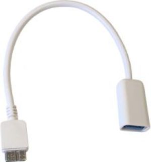 Kabel USB Art USB-A - microUSB Biały (KABADA USB3/MIUSB AL-OEM-161) 1