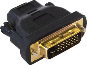 Adapter AV Art HDMI - DVI-D czarny (KABADA HDMI/DVI AL-OEM-52) 1