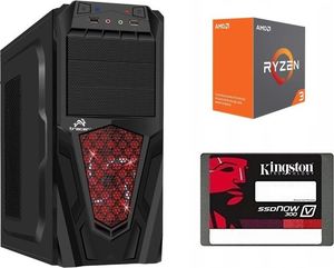 Komputer Netcom Do Gier Ryzen 15 rdzeni RADEON 16G SSD+HDD 1