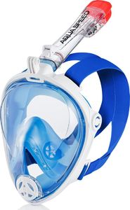 Aqua-Speed Maska do nurkowania pełnotwarzowa SPECTRA 2.0 biało-niebieska Rozmiar L/XL 1