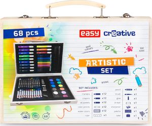 Easy Zestaw artystyczny 68 elementów w walizce 2