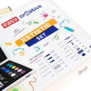 Easy Zestaw artystyczny 68 elementów w walizce 4