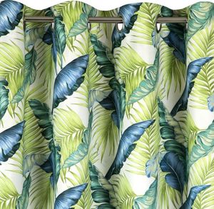 Eurofirany Zasłona zaciemniająca HONDURAS z nadrukiem tropikalnych liści 140X250 PRZEL 3