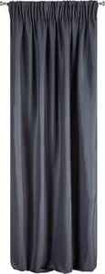 Eurofirany DIVA LINE Zasłona ESSME błyszcząca z wyraźnym splotem Granatowy 140X270cm Taśma 1