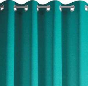 Eurofirany Zasłona ADELAIDE z miękkiej tkaniny o zamszowym chwycie TURK 140X250 Przelotki 4