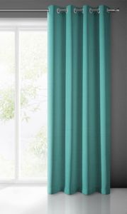 Eurofirany Zasłona ADELAIDE z miękkiej tkaniny o zamszowym chwycie TURK 140X250 Przelotki 6