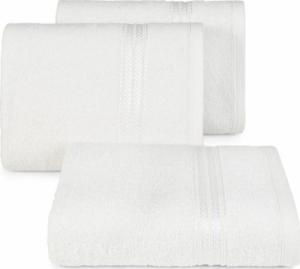 Eurofirany Ręcznik z bordiurą podkreśloną błyszczącą nicią 30X50 Biały 1